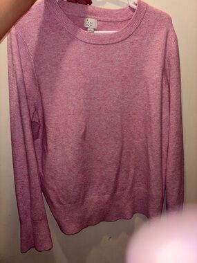 a new day Pink Heather Crewneck Sweater